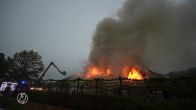 Woning in Lierop brand volledig af, mogelijk door blikseminslag