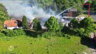 Pand in Emmen volledig verwoest door grote brand