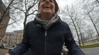 Jessica ervaart fietsen door Amsterdam als 'de struggle for life'