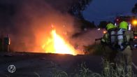 Auto brandt uit na ongeval, chaffeur komt om het leven
