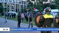Politie ontruimt tentenkamp bij Nijmeegse universiteit: 'Moet nu klaar zijn'