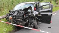 Acht mensen naar ziekenhuis na ernstig ongeval op N786