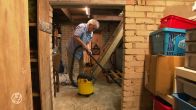 Bij elke regenbui komt het water bij Jaap uit de vloer omhoog