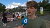 Tientallen studenten blokkeren campus Universiteit Wageningen