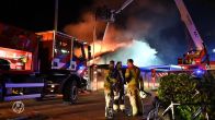 Grote uitslaande brand bij tennisclub in Rijssen