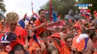 Oranjemars gaat van links naar rechts in Dortmund