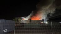 Grote brand op Arriva-terrein in Maastricht