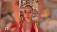Amy Vol geniet zonder make-up op vakantie