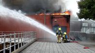 Zeer grote brand in winkelcentrum Alkmaar