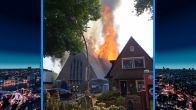Gereformeerde kerk in Epe staat in lichterlaaie