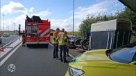 Dodelijk ongeval: Paard zakt op snelweg door trailer en sterft