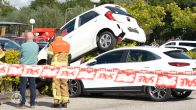 Man wordt onwel en veroorzaakt chaos op parkeerplaats in Rhoon