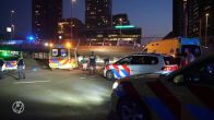 Dode en zwaargewonde bij steekpartij Erasmusbrug, dader ook gewond