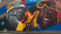 Enorme muurschildering van Def Rhymz gepresenteerd in Rotterdam: 'Def 4ever'