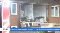 Explosie blaast gevel uit woning Meppel