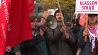 Ondanks afgelasting advies: honderden demonstreren tegen onderwijsbezuinigingen in Utrecht