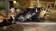 Tsjechië man aangehouden vanwege mogelijke brandstichting twee politieauto's