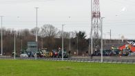 Grensovergang A2 bij Maastricht gesloten door boerenprotest in België