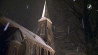 Deel van het land kleurt wit door dik pak sneeuw