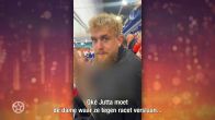 Jake Paul brult het luidst om Jutta Leerdam aan te moedigen