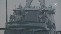 Nieuw marineschip 'Den Helder vaart thuishaven Den Helder in
