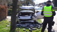 Bizar ongeval in Gasselternijveen: auto eindigt op stapel stenen