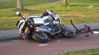Hulpdiensten massaal ter plaatse na botsing motoragent en fietser