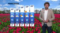 Het weerbericht van dinsdag 22 april 2025