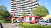 Meerdere woningen ontruimd door grote brand in flat Rotterdam