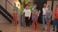 Wie gaat de bodypaint opdracht winnen?