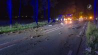Bestuurder overleeft harde klap tegen boom in Wageningen niet