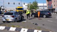 Bestuurder vlucht na botsing in Schiedam