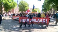 Honderden demonstranten op de been in Utrecht voor woonprotest