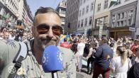 Shownieuws-verslaggever Mark Lanser op de bonnefooi in Basel: wie kan hij spreken bij de opening?