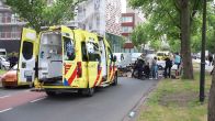 Zwaargewonde na ongeval met fatbike en motor in Den Haag