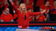 Fanatieke Wendy is uit om punten te scoren!