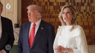 Máxima maakt opvallende mondbeweging naast Trump