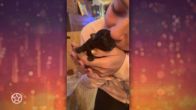 Samantha Steenwijk verwelkomt puppy