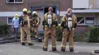 Grote brand in portiekflat Vlaardingen