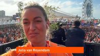 Julia van Reyendam op de tweede dag Formule 1 in Zandvoort