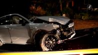 Porsche in puin: eigenaar crasht tijdens vlucht voor overvallers
