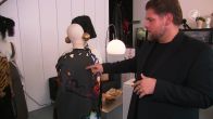 As en bloed in een cape van modecollectie