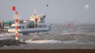 Problemen bij veerdiensten Waddeneilanden door hoog water