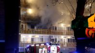 Woningen ontruimd om brand in flatgebouw in Heemskerk