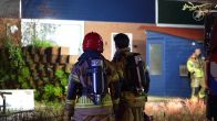 Zwaargewonde in brandende woning Lelystad
