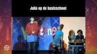 Julia Boschman op de basisschool