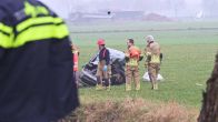 Dodelijk ongeluk in Terheijden: auto belandt in sloot
