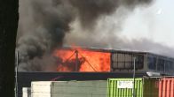 Grote brand bij recyclingbedrijf in Venlo