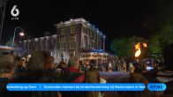 WO II-veteranen (103 en 105) ontsteken bevrijdingsvuur Wageningen