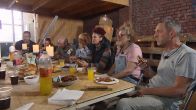 Een ijzige stilte tijdens de lunch